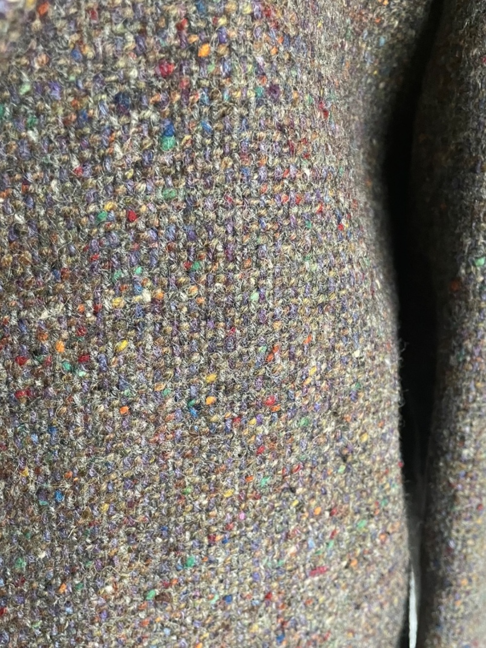 Vintage Larry Levine New York Multicolor Tweed Blazer Medium - Picture 3 of 9